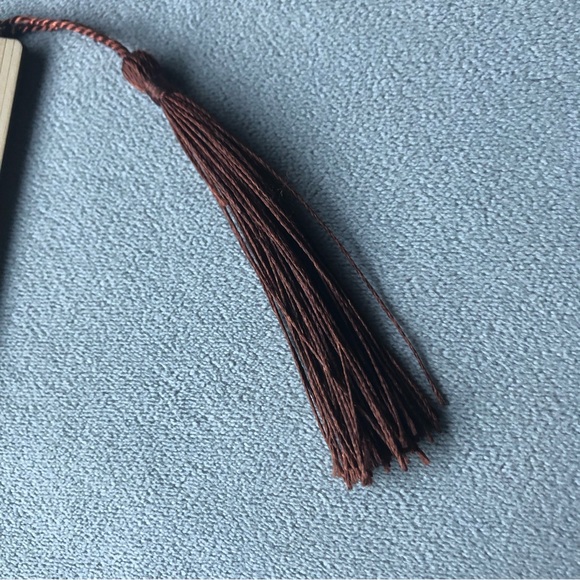 Bamboo Bookmark with Brown Tassel ~ Brand New! - Picture 4 of 7